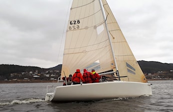 God treningssamling for sportsbåtseiling i Hommelvik